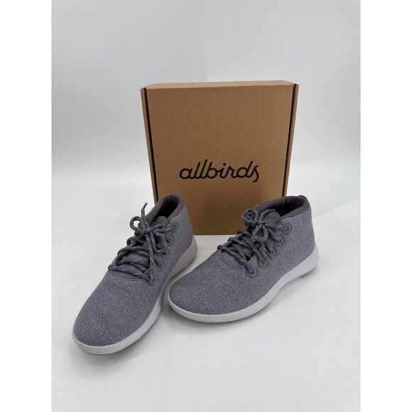 Allbirds Wool Runner Up Mizzle Sneakers Medium Grey Womens Size 10 - Picture 1 of 12